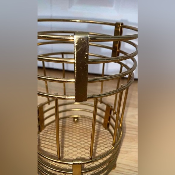 Golden utensils pot - Picture 4 of 4